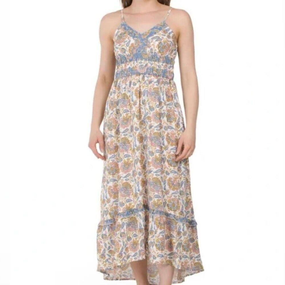 Sincerely Jules floral midi tank dress size small